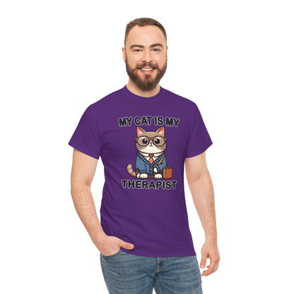 My Cat is My Therapist T-Shirt