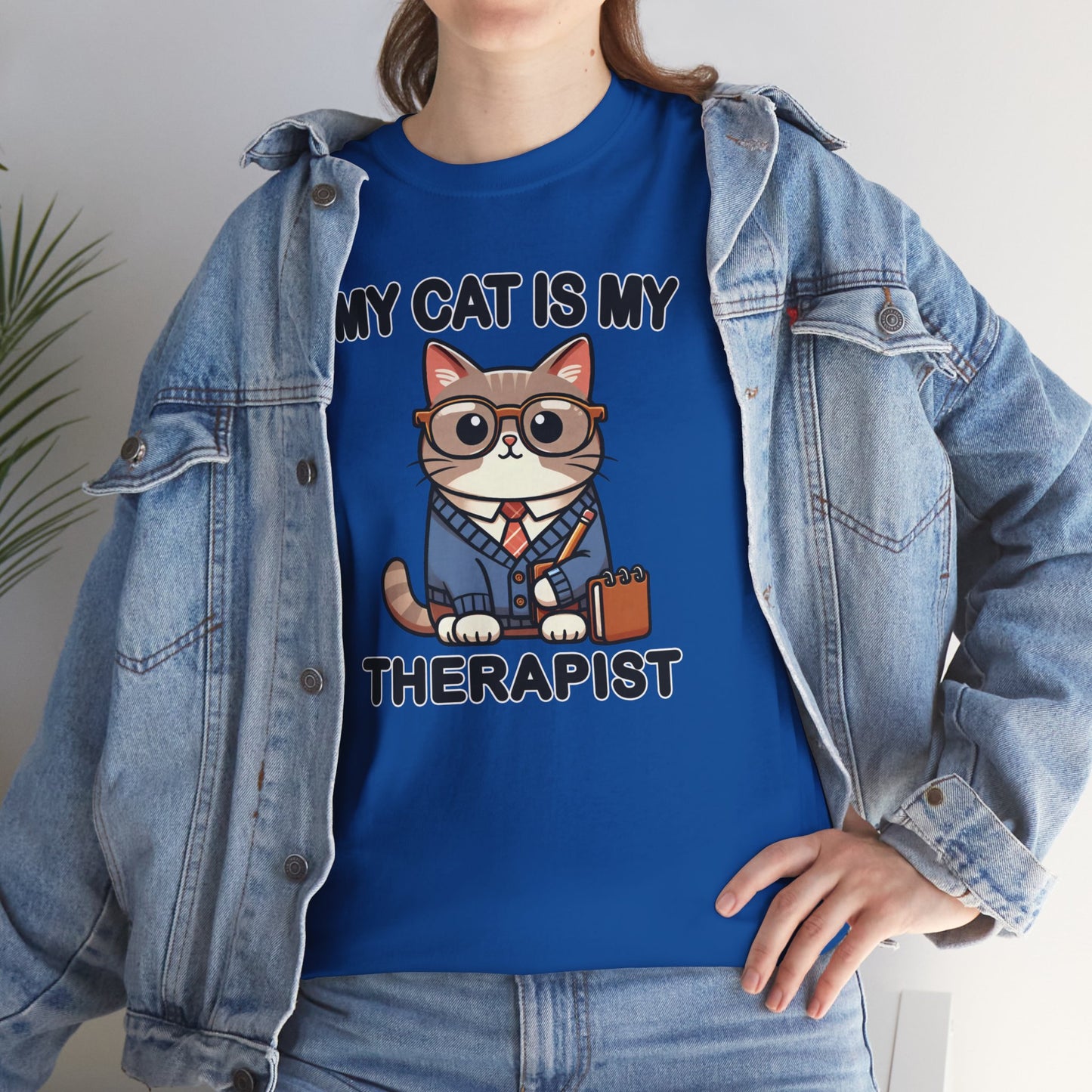 My Cat is My Therapist T-Shirt