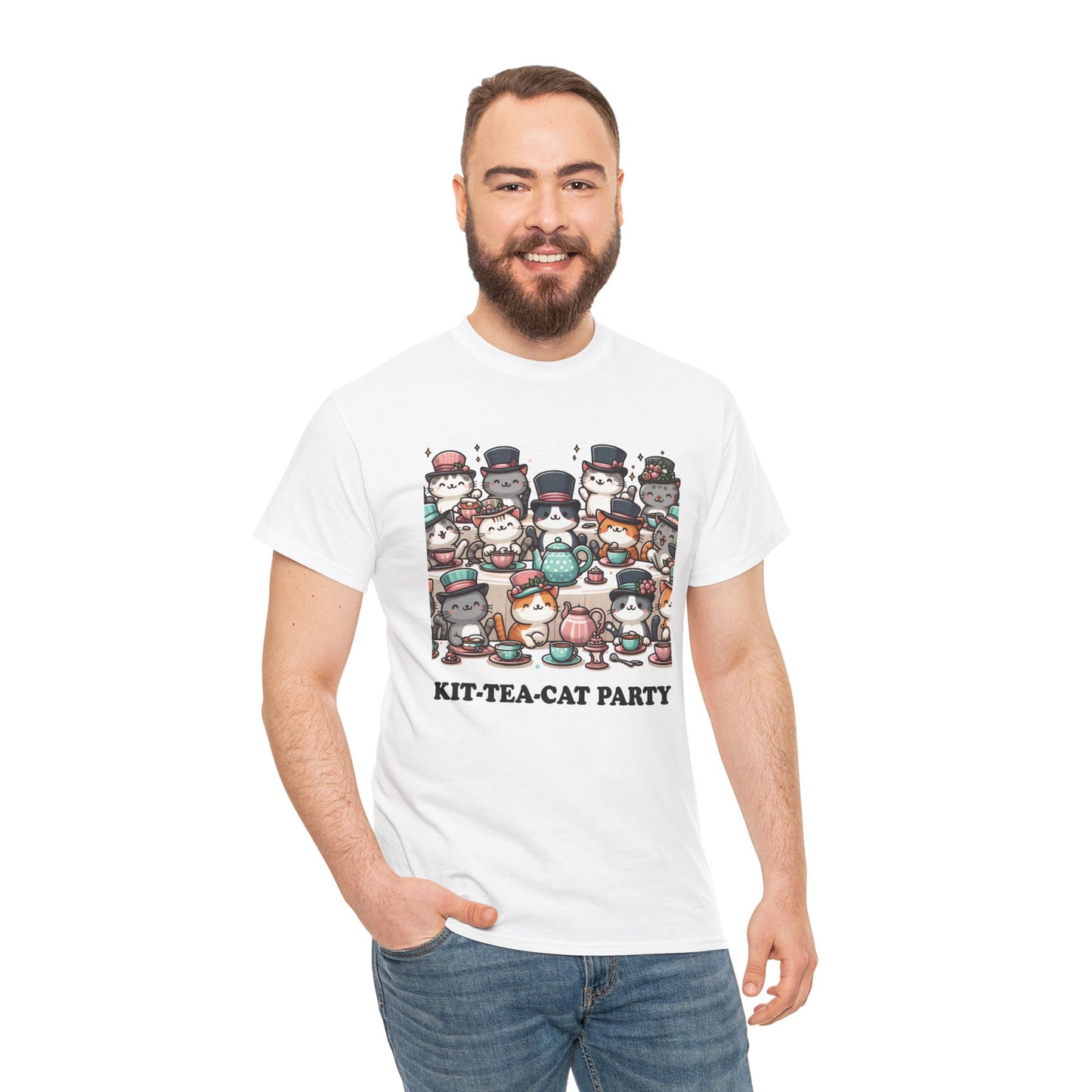 Kit-Tea-Cat Party T-Shirt