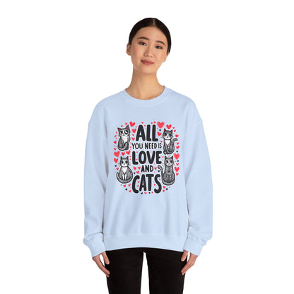 All You Need is Love & Cats Sweatshirt