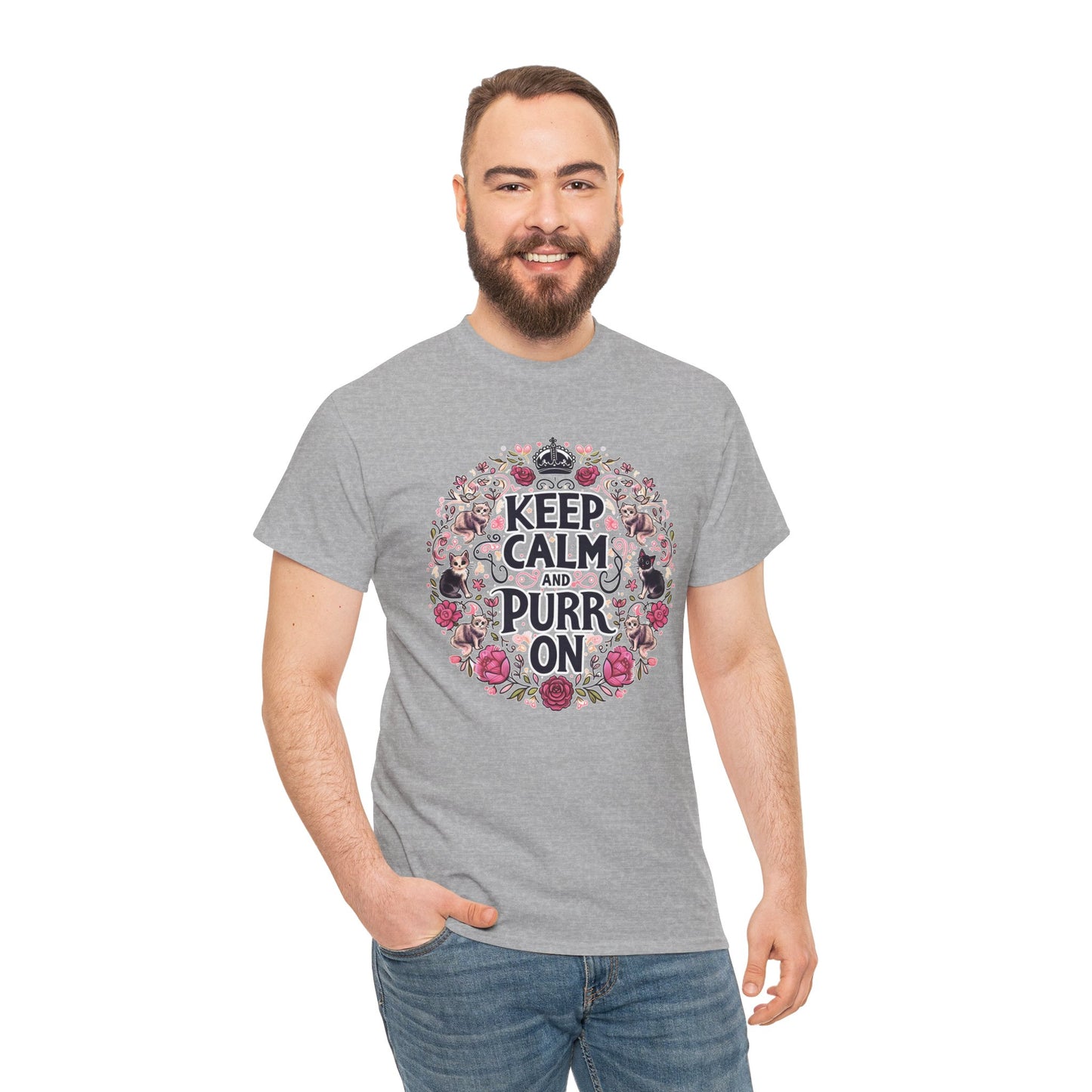 Keep Calm and Purr On T-Shirt