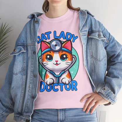 Cat Lady Doctor T-Shirt