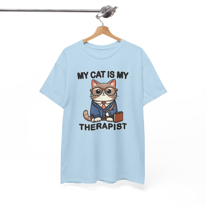 My Cat is My Therapist T-Shirt