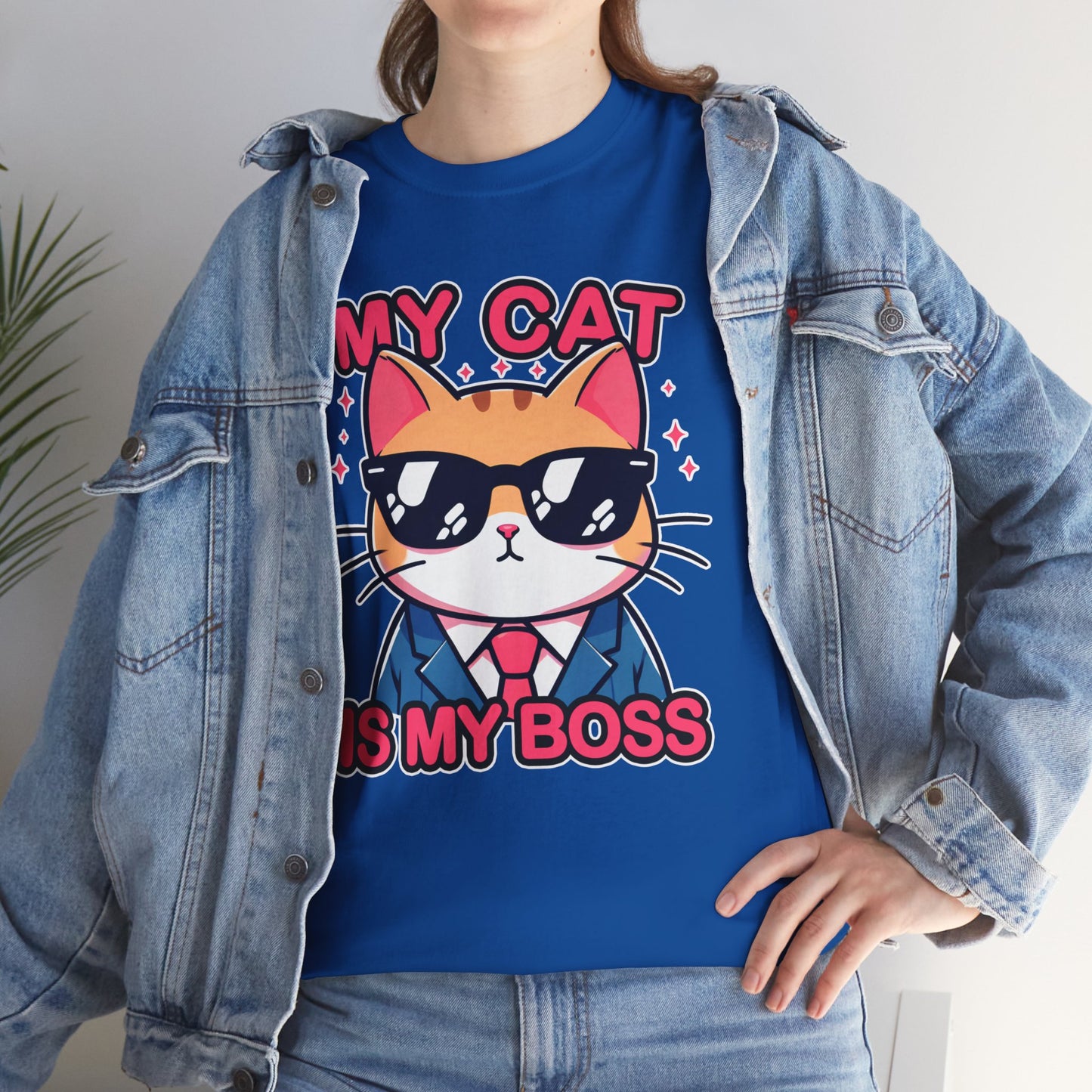 My Cat is my Boss T-Shirt