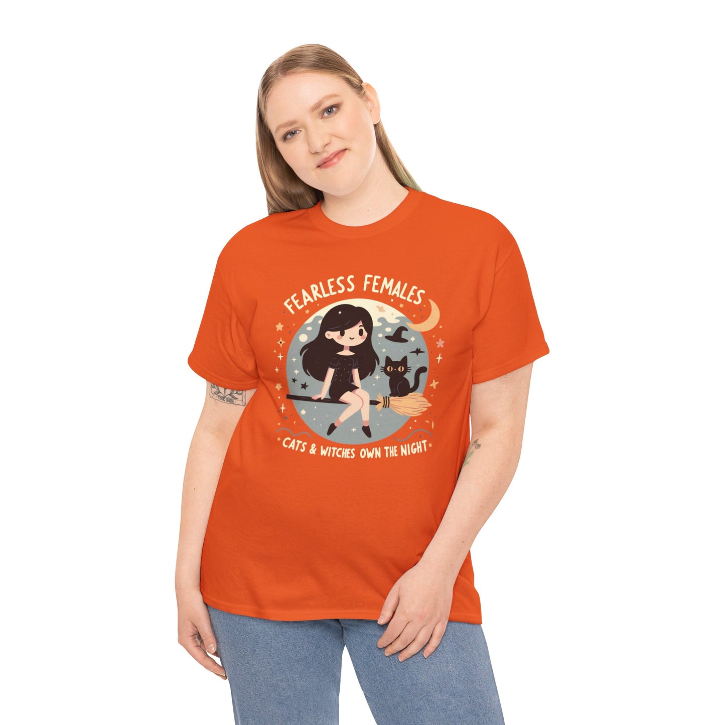 Fearless Females: Cats & Witches Own the Night T-Shirt