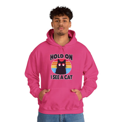 Hold On. I See a Cat Gender-Neutral Hoodie