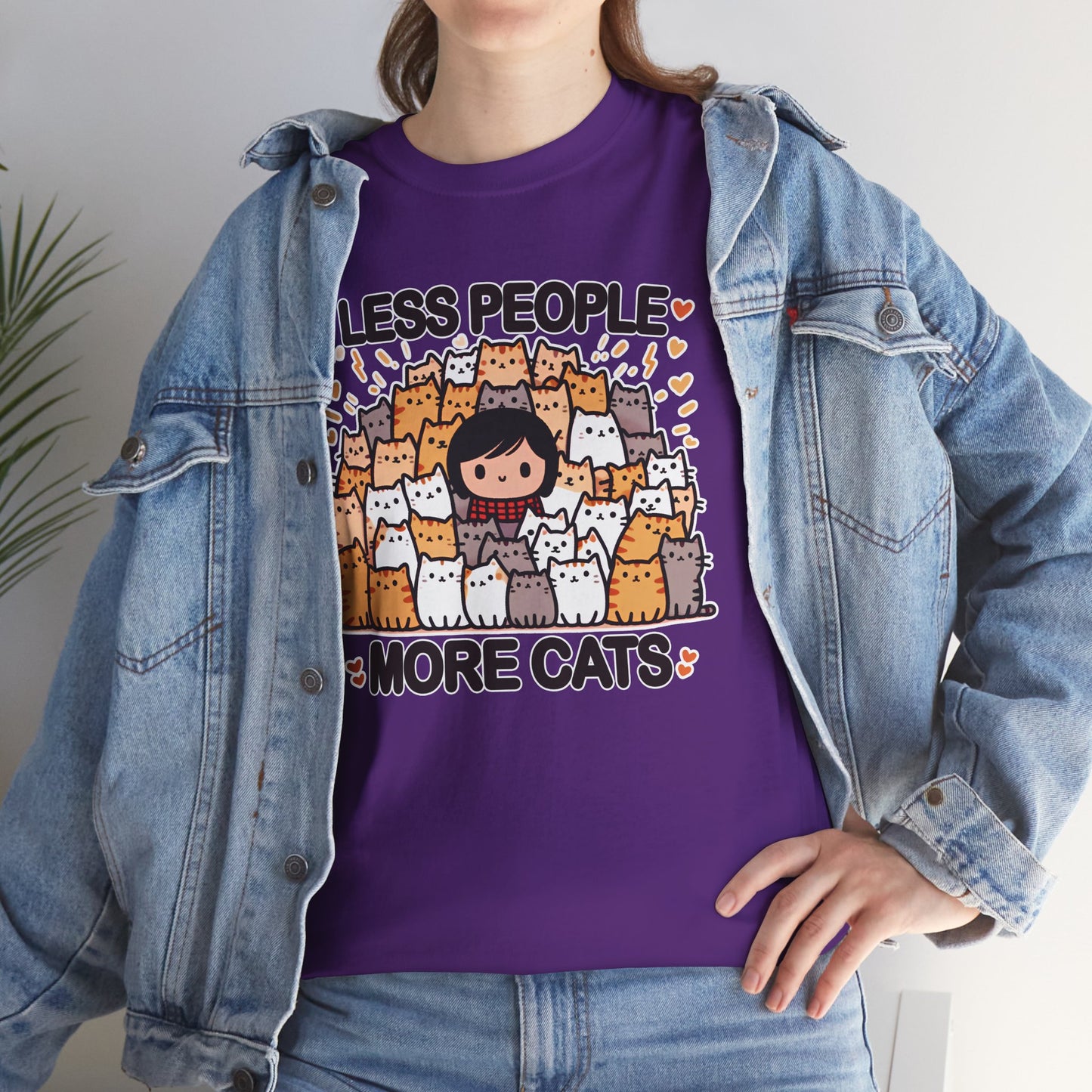 Less People More Cats T-Shirt