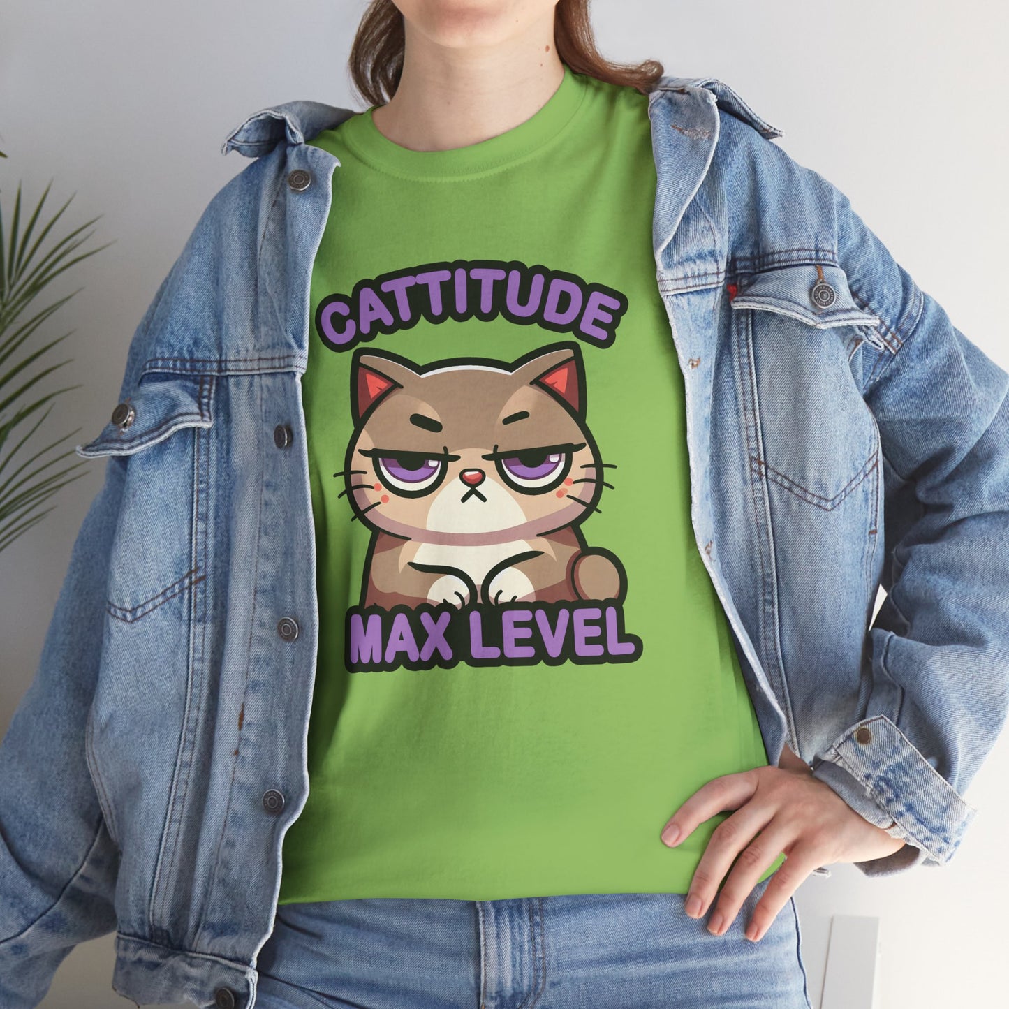 Cattitude Max Level T-Shirt