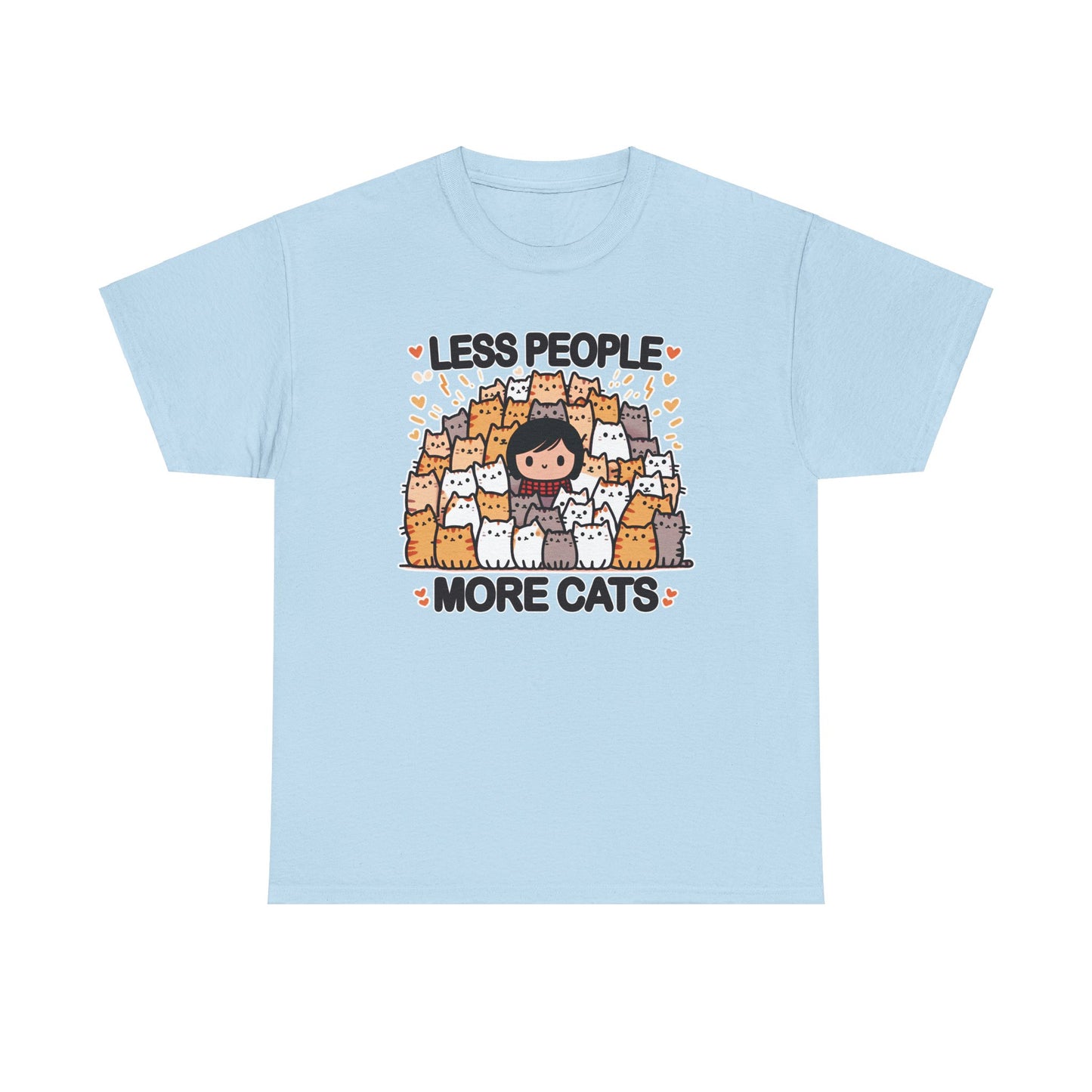 Less People More Cats T-Shirt