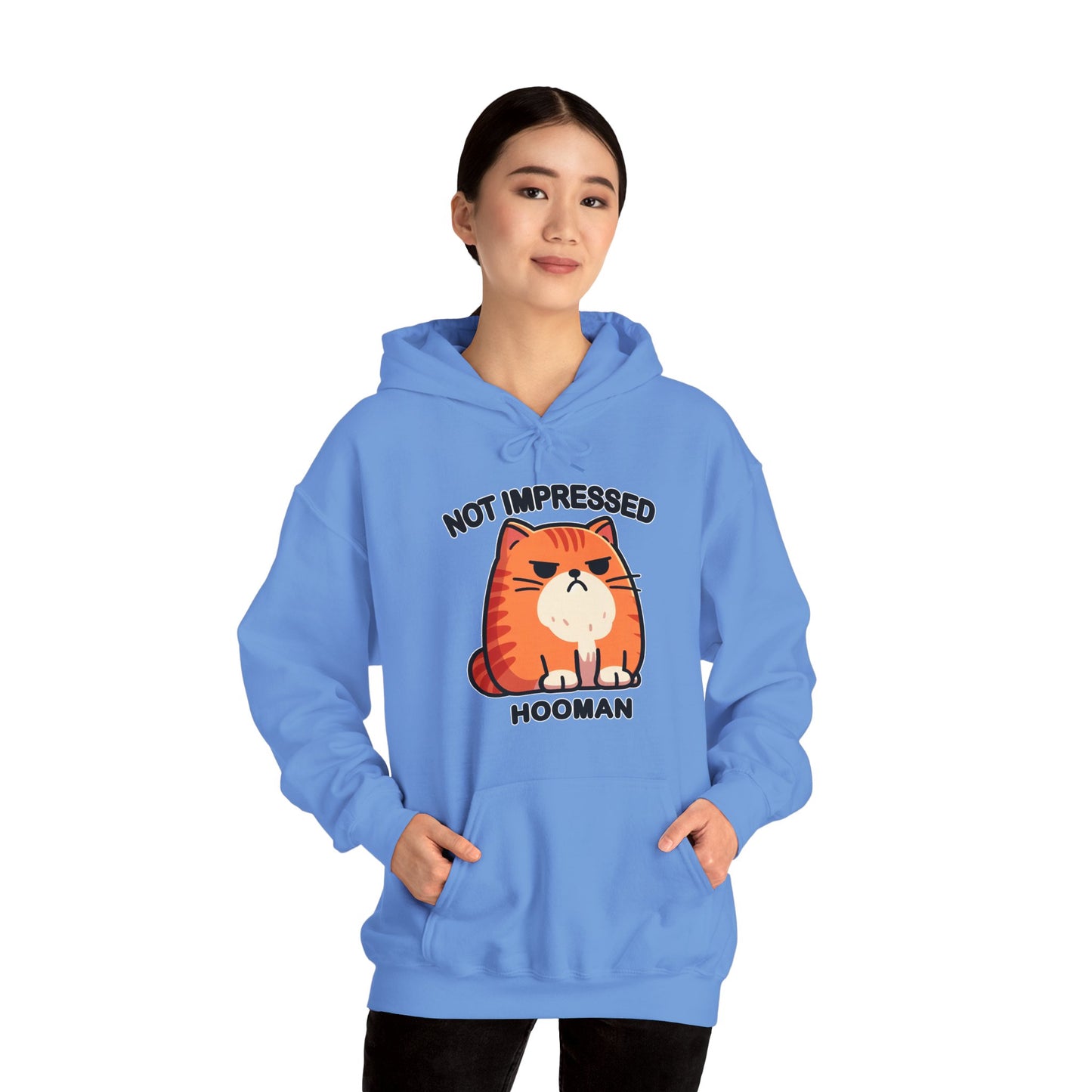 Not Impressed Hooman Gender-Neutral Hoodie