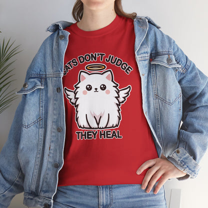 Cats Don't Judge They Heal T-Shirt