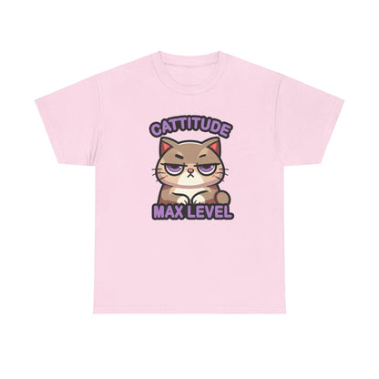 Cattitude Max Level T-Shirt