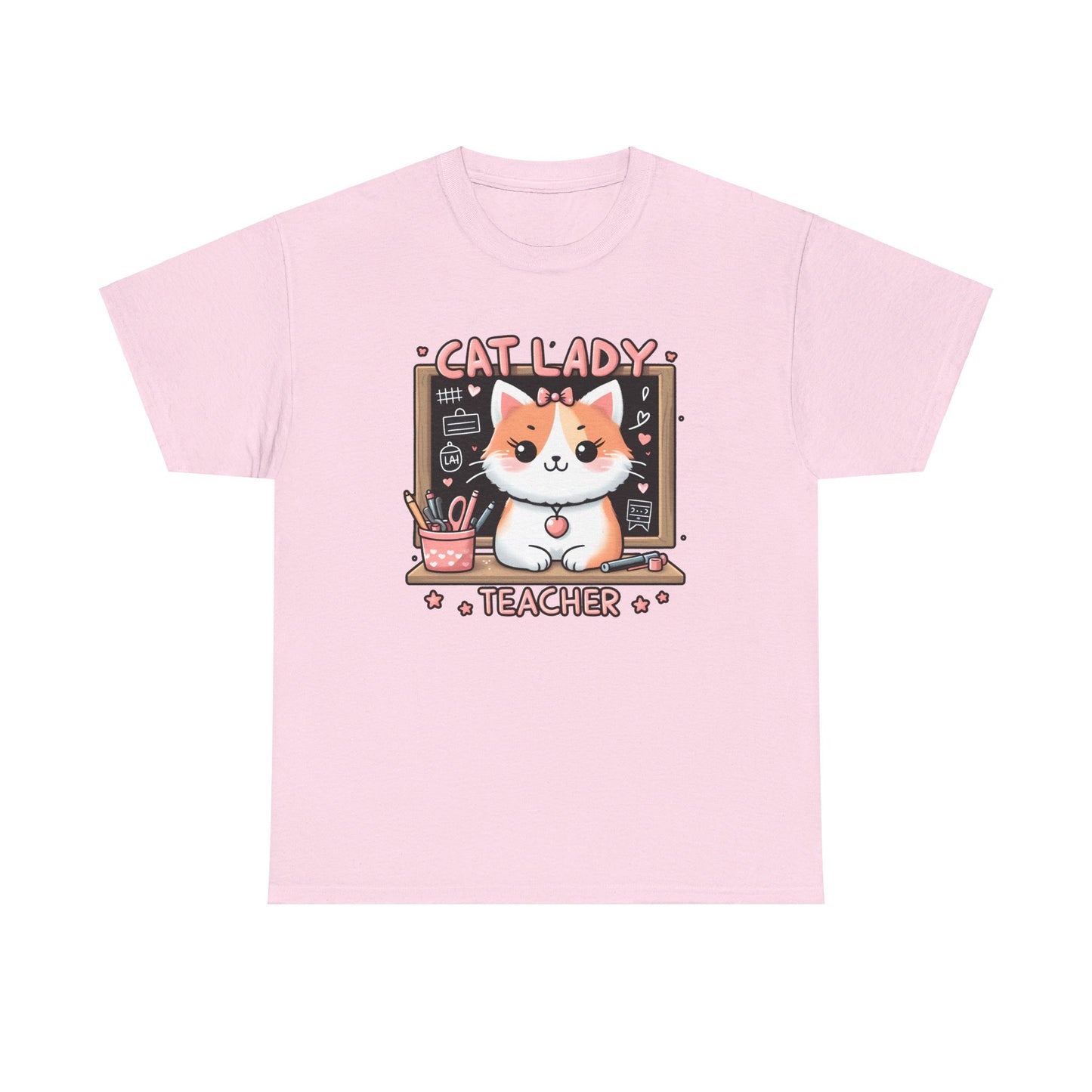 Cat Lady Teacher T-Shirt