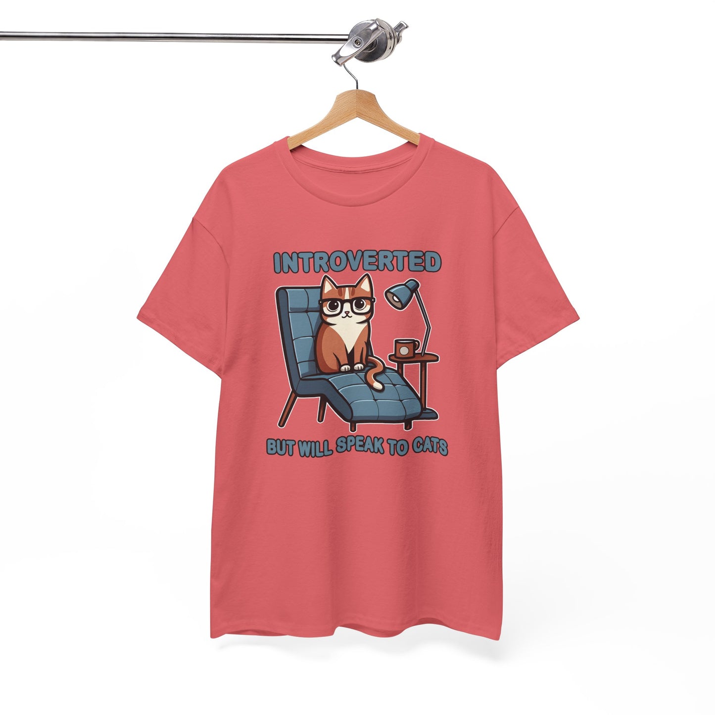 Introvert, But Will Speak to Cats T-Shirt