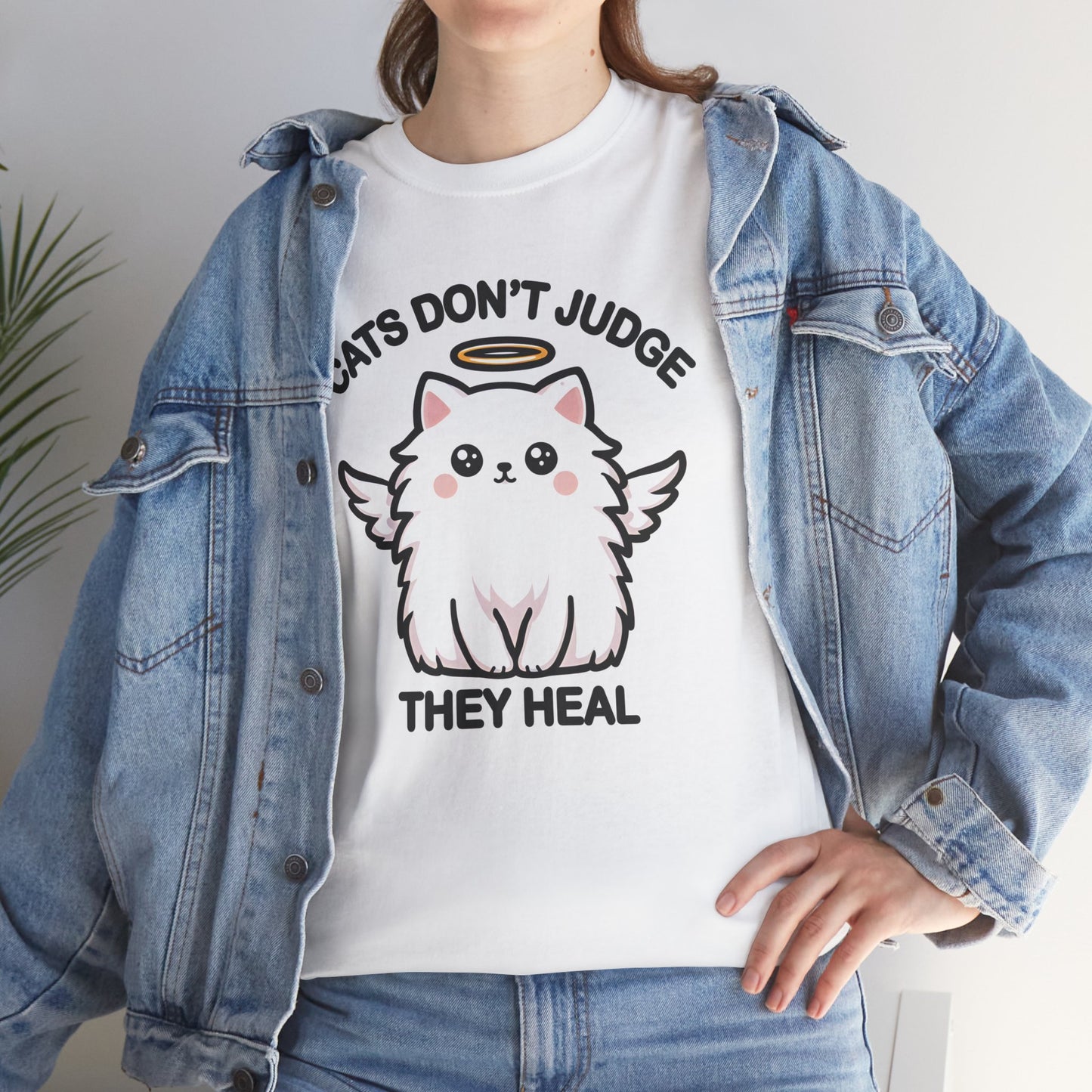 Cats Don't Judge They Heal T-Shirt