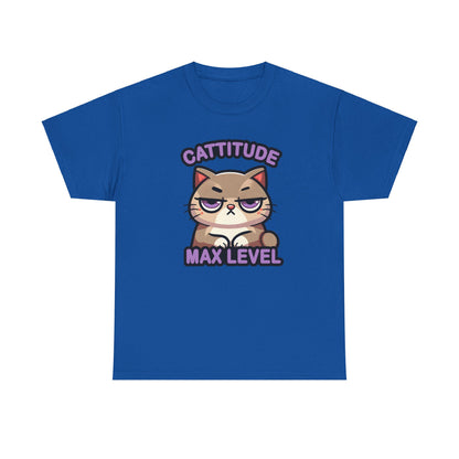 Cattitude Max Level T-Shirt