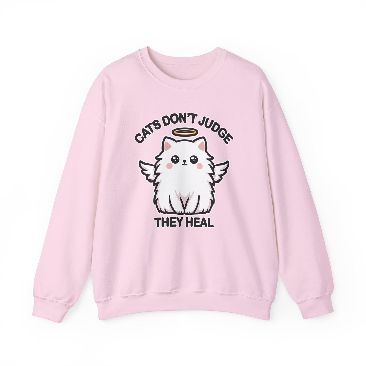 Cats Don't Judge, They Heal Sweatshirt