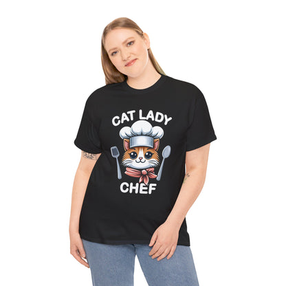 Cat Lady Chef T-Shirt