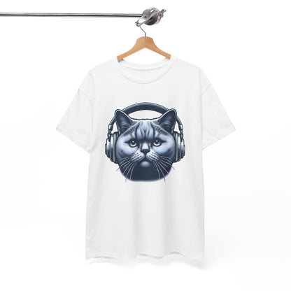 Headphones Cat T-Shirt