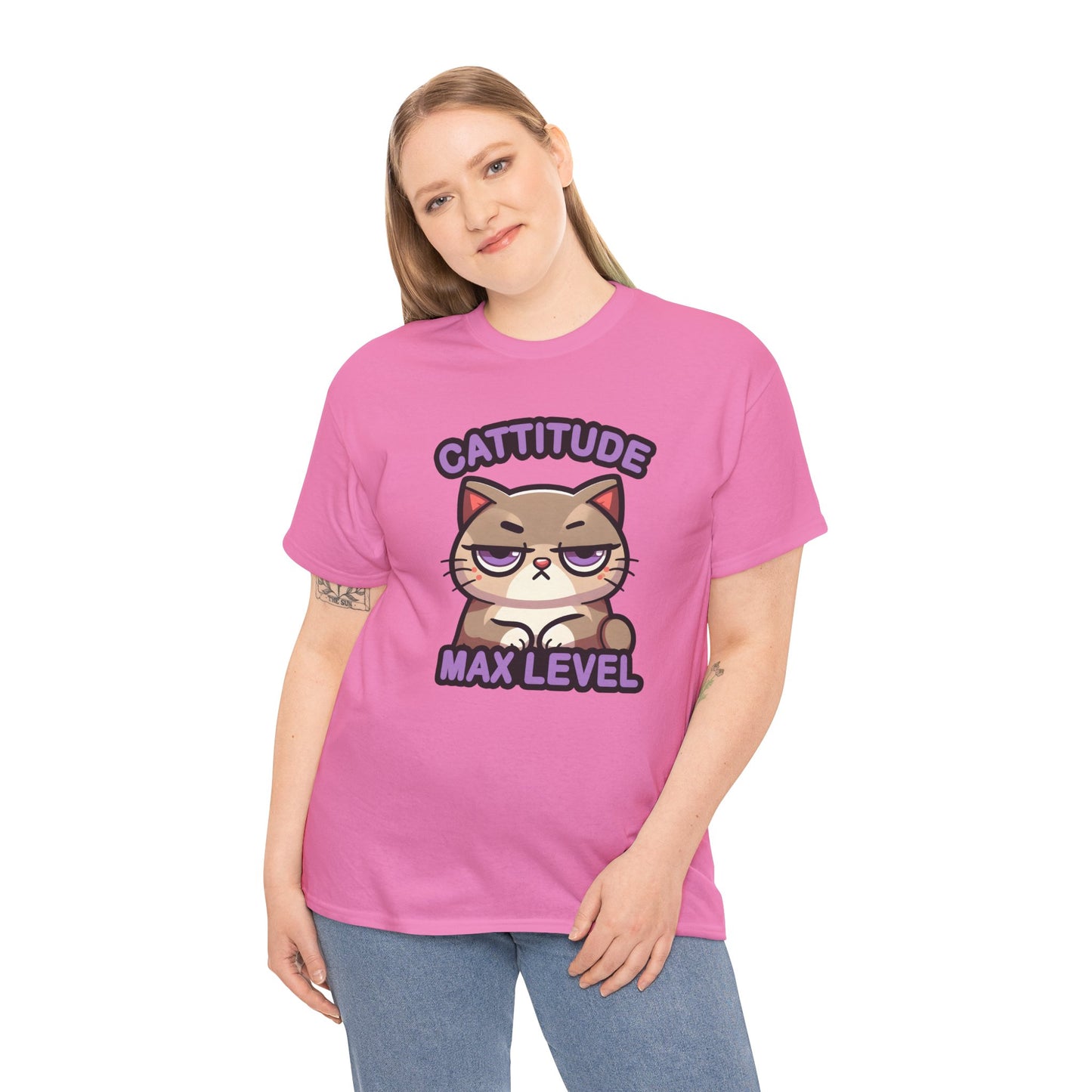 Cattitude Max Level T-Shirt