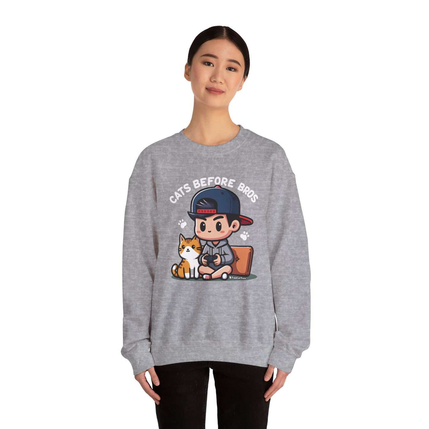 Cats Before Bros Sweatshirt