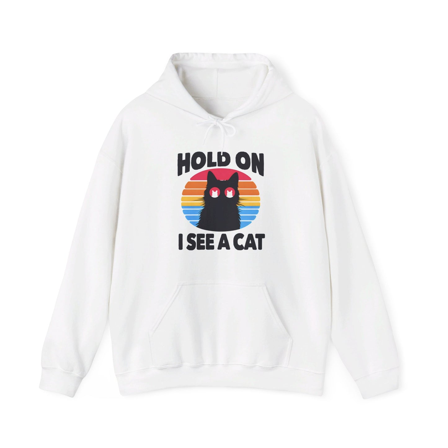 Hold On. I See a Cat Gender-Neutral Hoodie