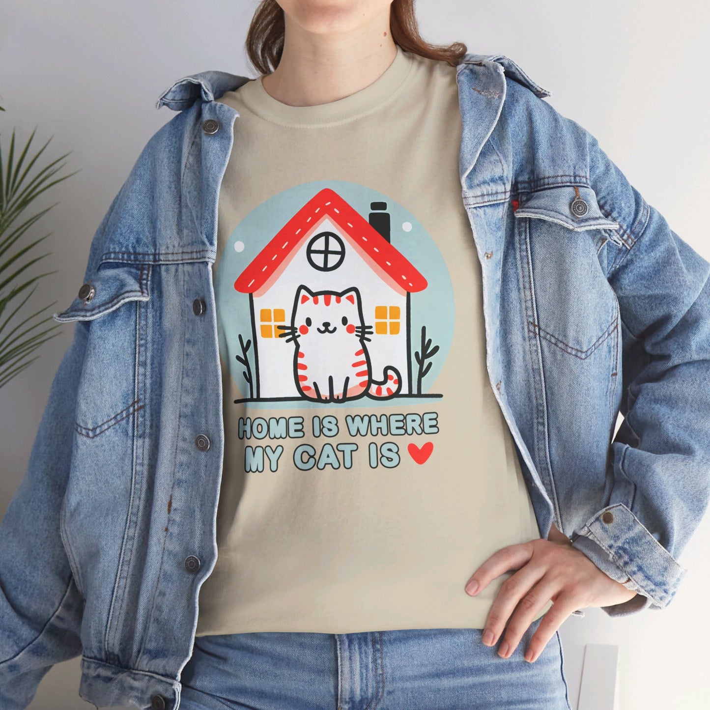 Home is Where My Cat Is T-Shirt