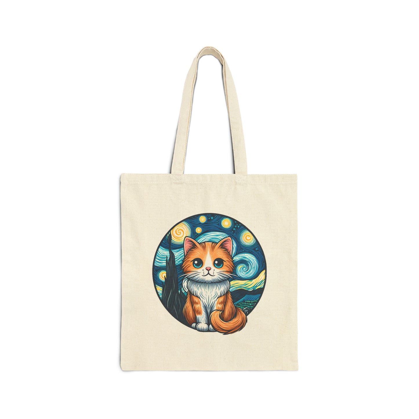 Van Gogh Cat Tote