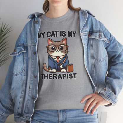 My Cat is My Therapist T-Shirt