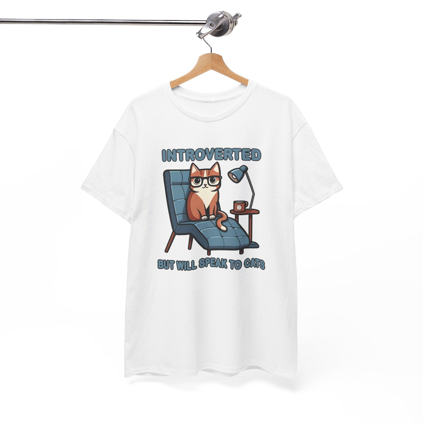 Introvert, But Will Speak to Cats T-Shirt