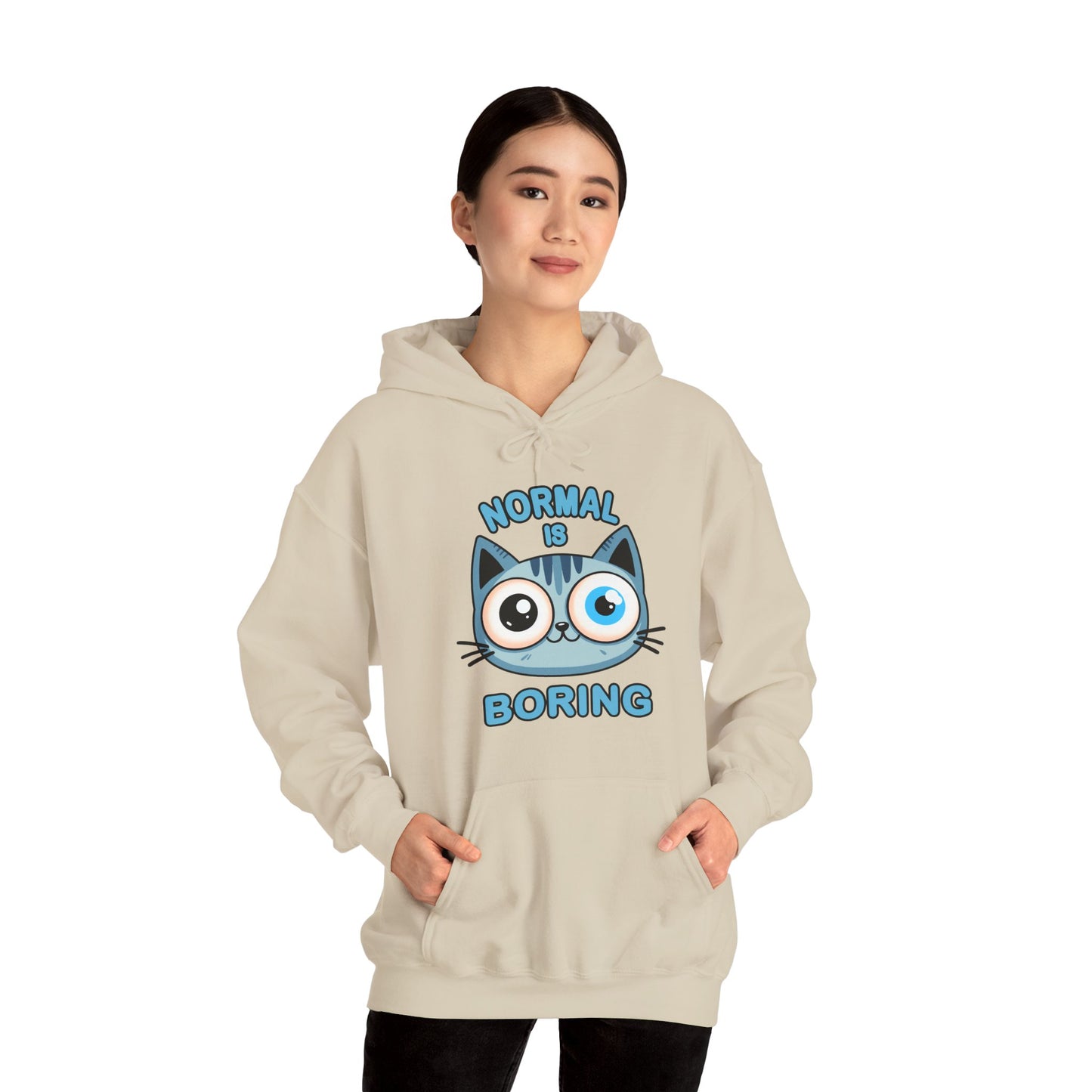 Normal is Boring Gender-Neutral Hoodie