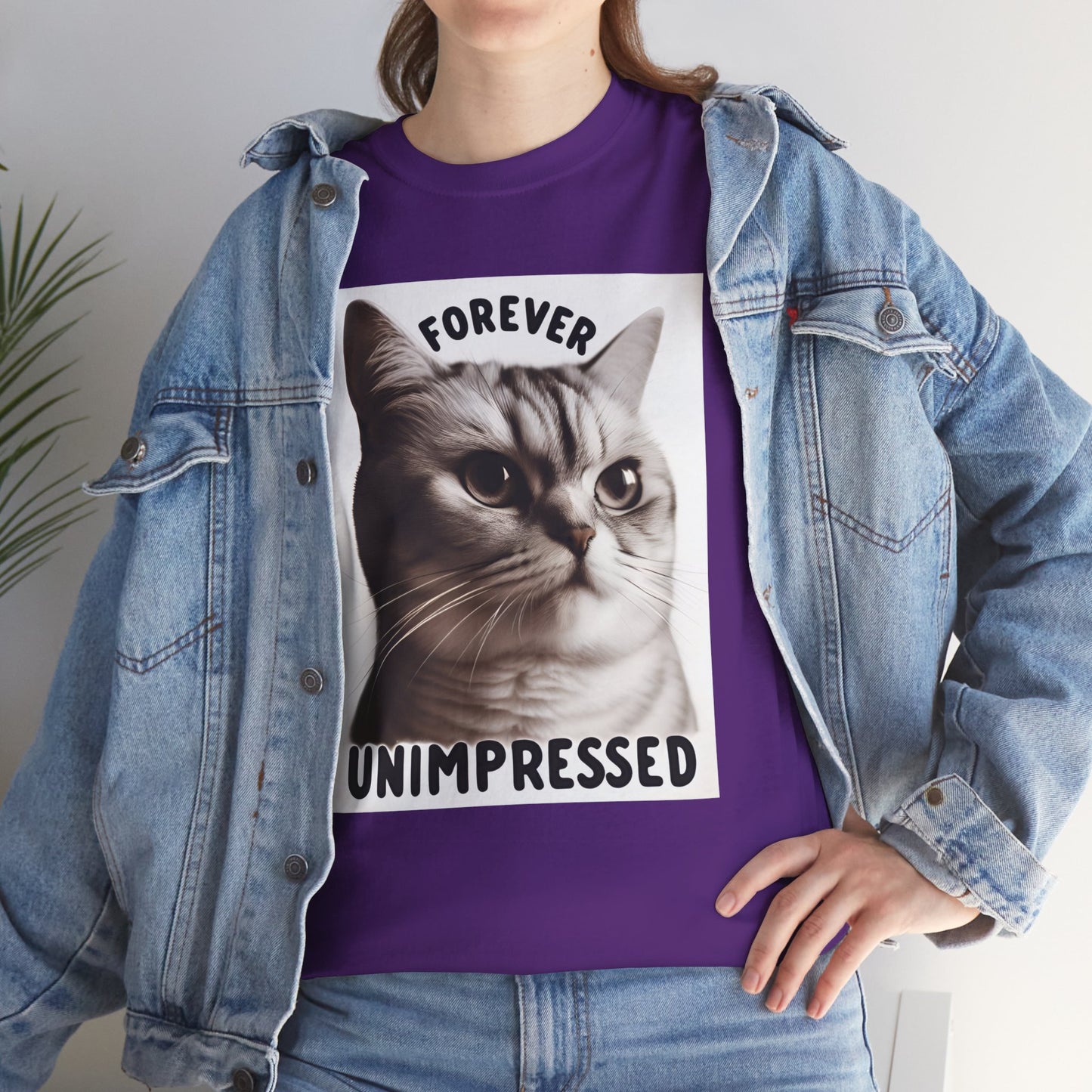 Forever Unimpressed Cat T-Shirt