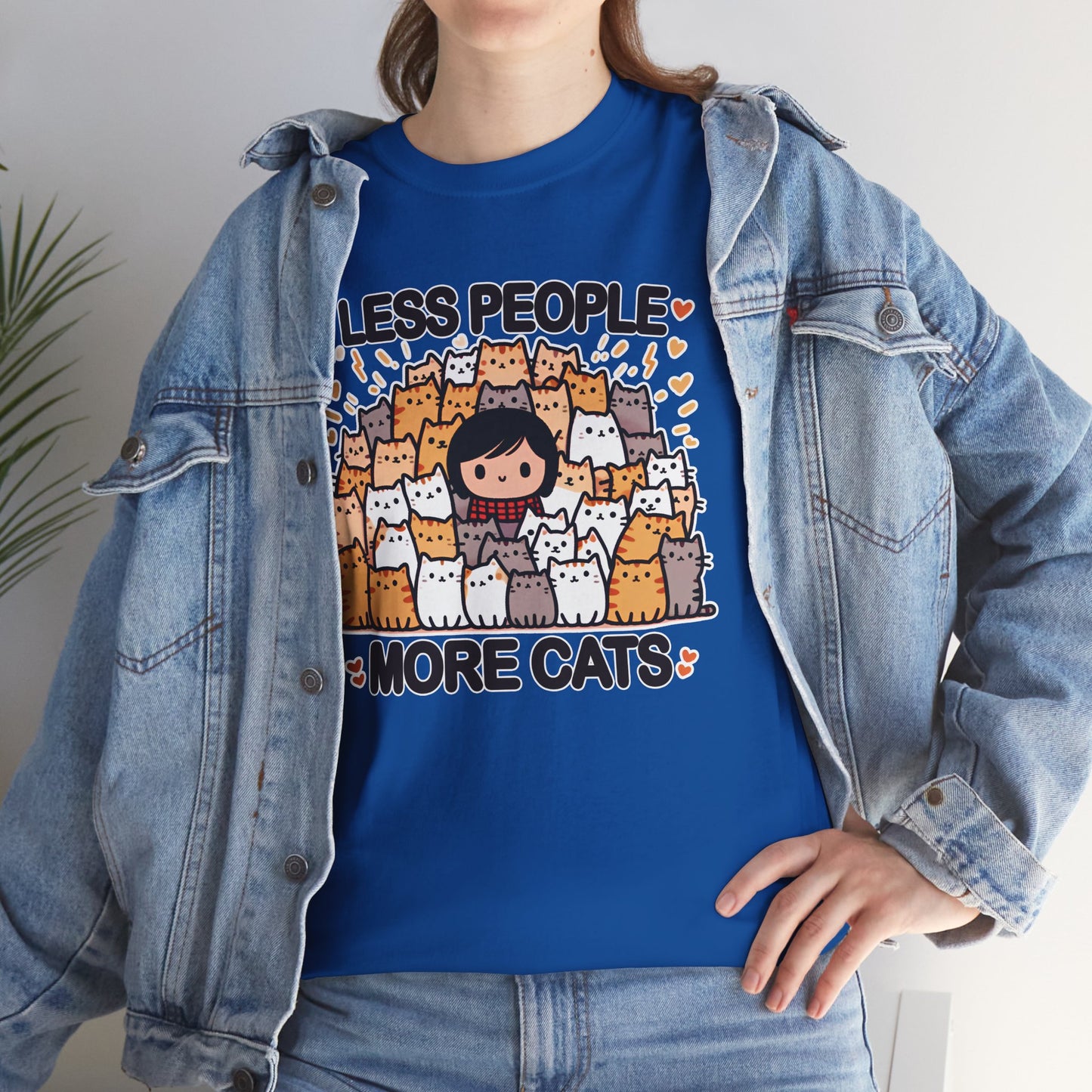 Less People More Cats T-Shirt