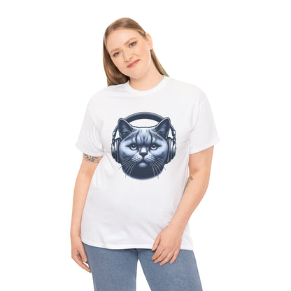 Headphones Cat T-Shirt