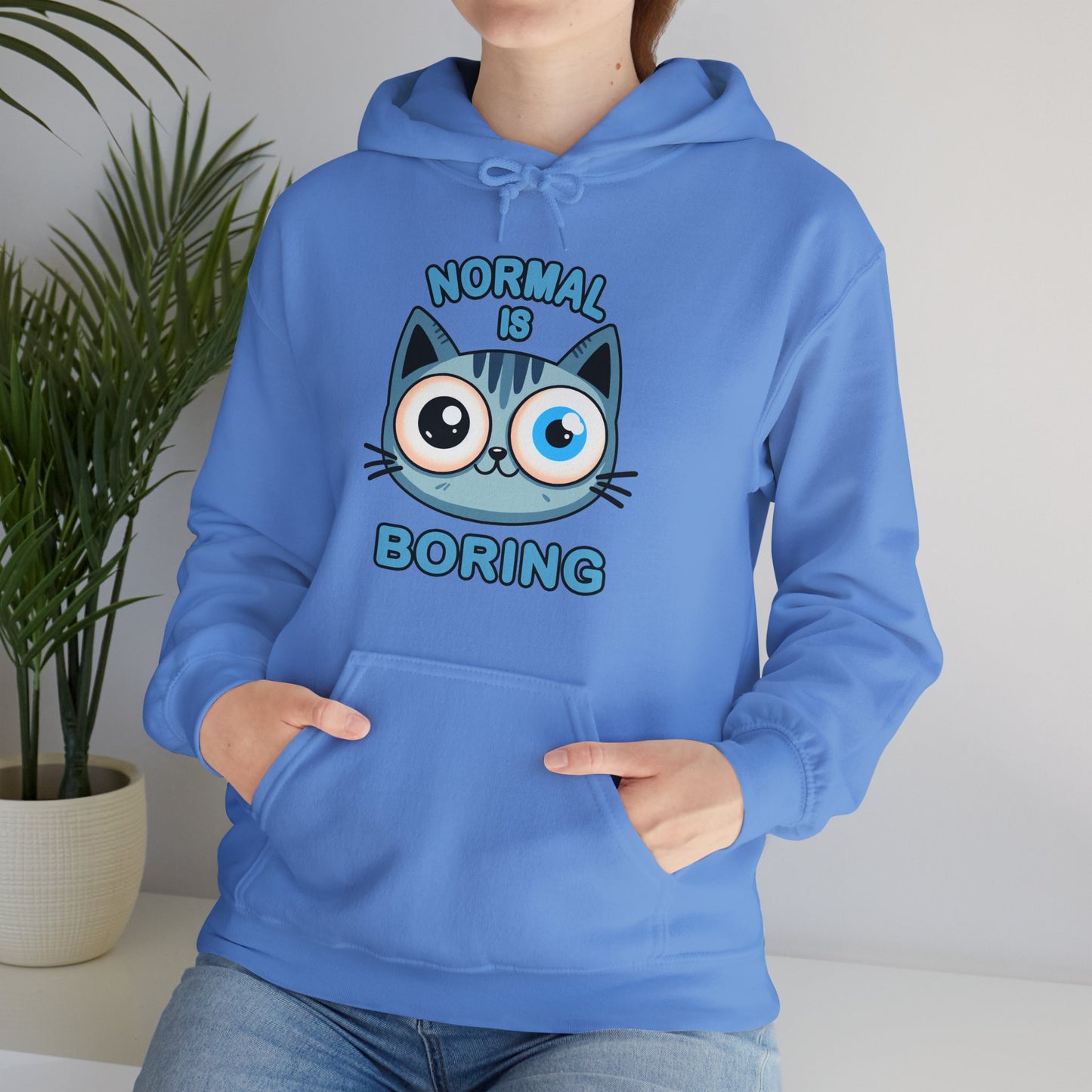 Normal is Boring Gender-Neutral Hoodie