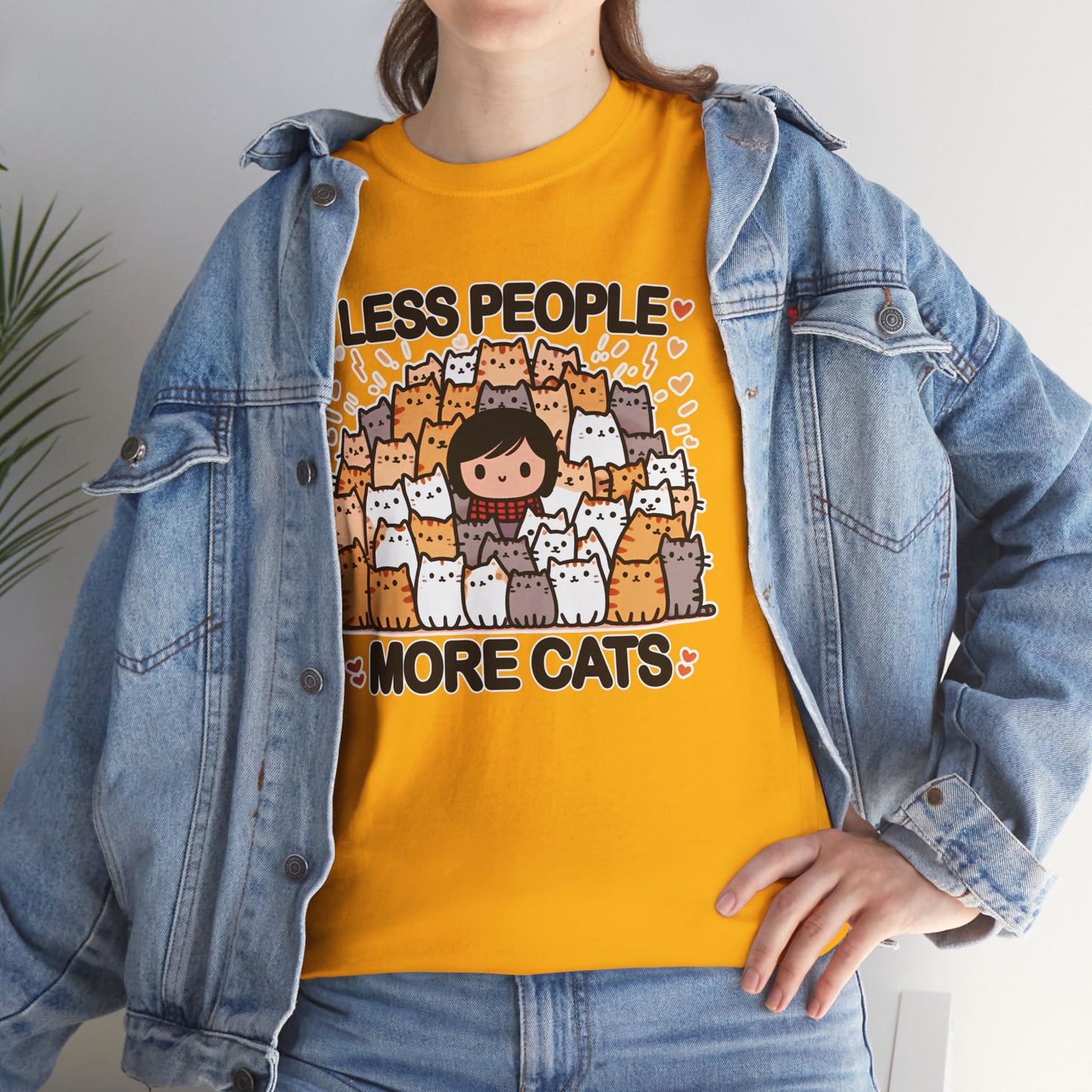 Less People More Cats T-Shirt