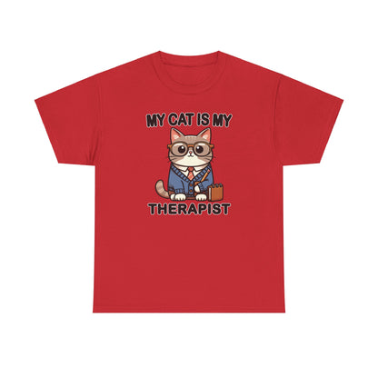 My Cat is My Therapist T-Shirt