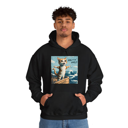 King of the World Gender-Neutral Hoodie