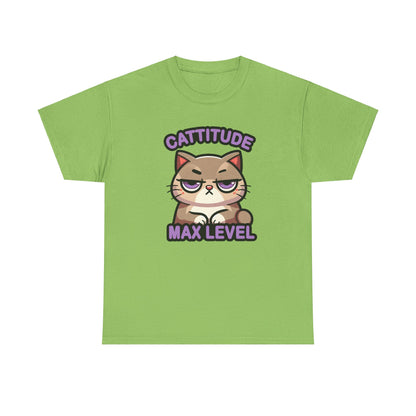 Cattitude Max Level T-Shirt