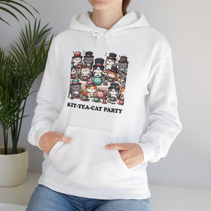 Kit-Tea-Cat Party Hoodie