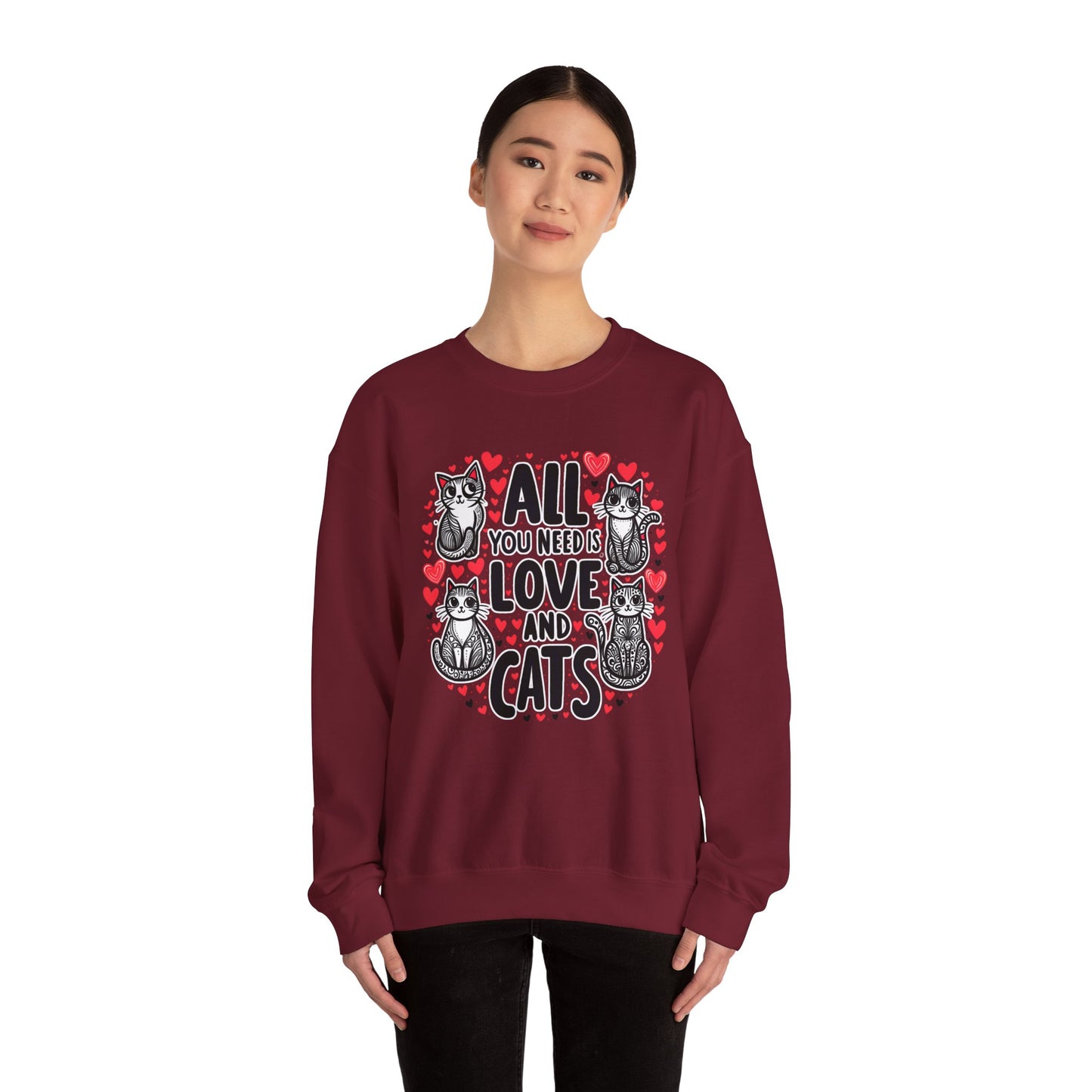 All You Need is Love & Cats Sweatshirt