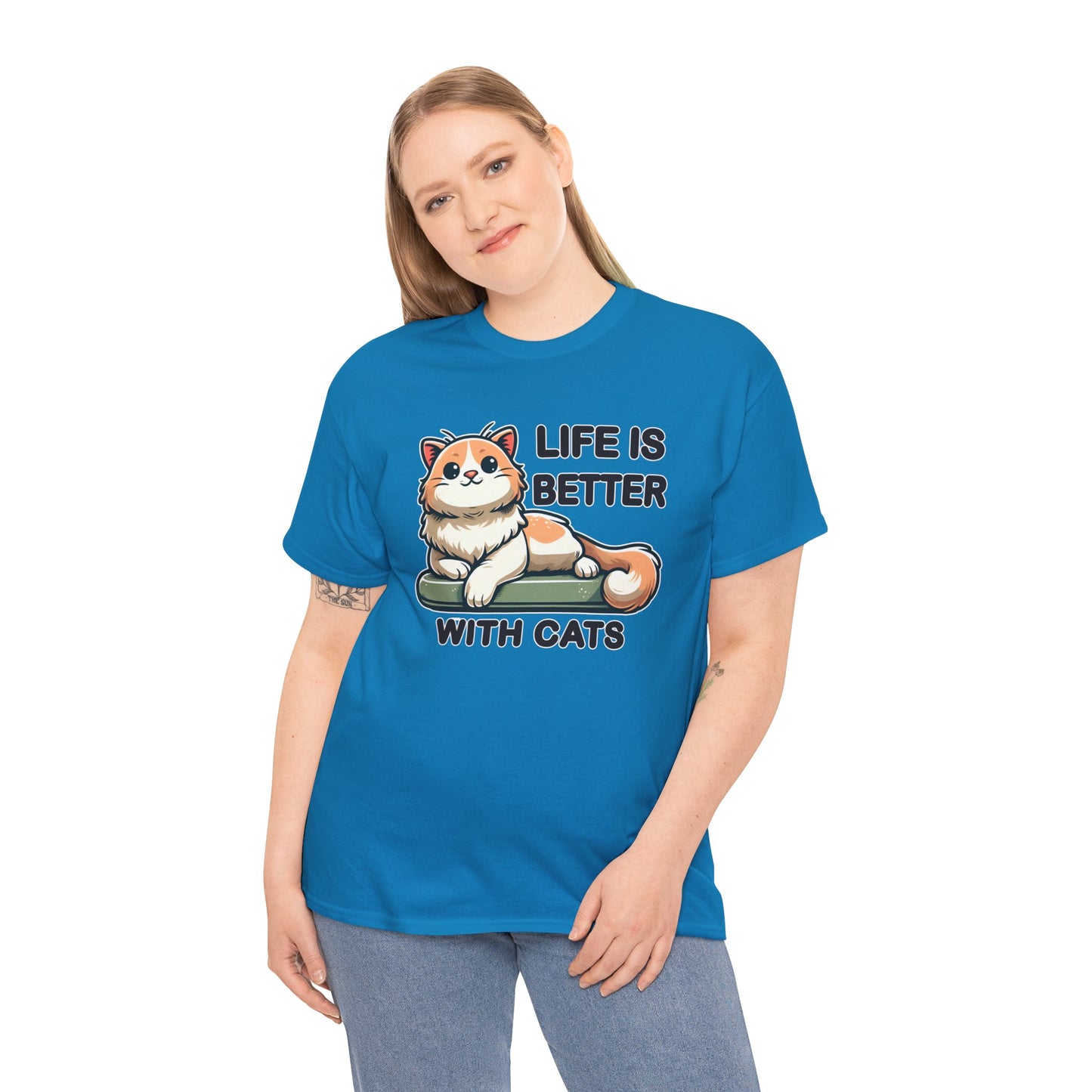 Life is Better with Cats T-Shirt