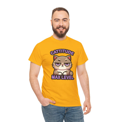 Cattitude Max Level T-Shirt