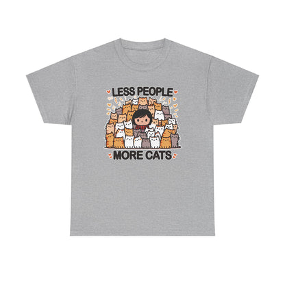 Less People More Cats T-Shirt