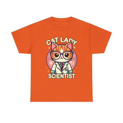 Cat Lady Scientist T-Shirt