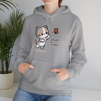 Enjoy the Little Things Gender-Neutral Hoodie