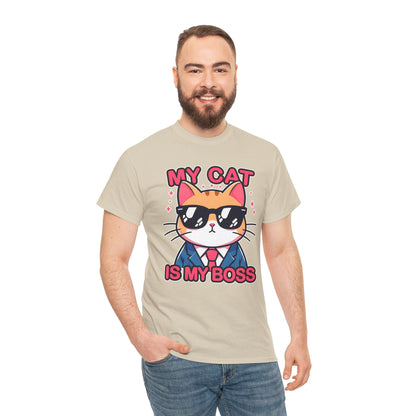 My Cat is my Boss T-Shirt