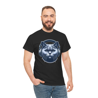 Headphones Cat T-Shirt