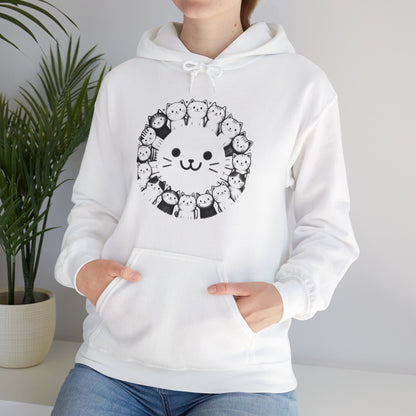 Happy Cats Gender-Neutral Hoodie