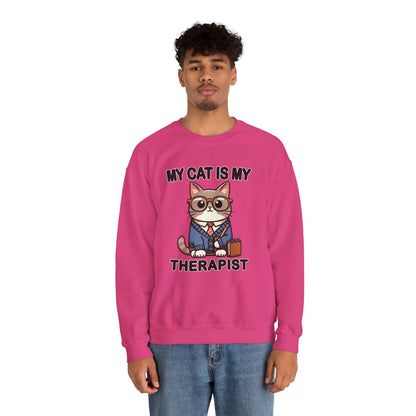 My Cat is My Therapist Sweatshirt